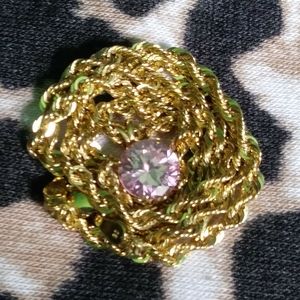 10K GOLD ROPE CHAIN & PENDANT